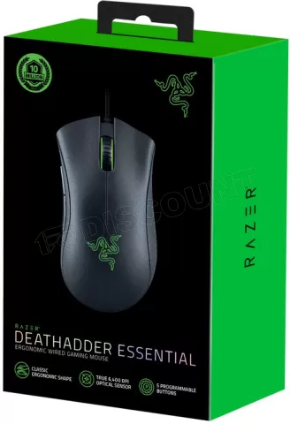 Photo de Souris filaire Gamer Razer DeathAdder Essential (Noir)