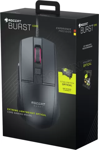 Photo de Souris filaire Gamer Roccat Burst Core RGB (Noir)