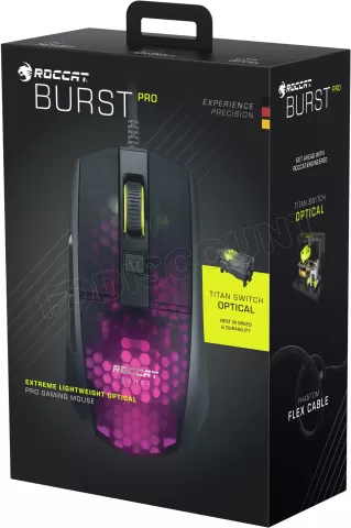 Photo de Souris filaire Gamer Roccat Burst Pro RGB (Noir)