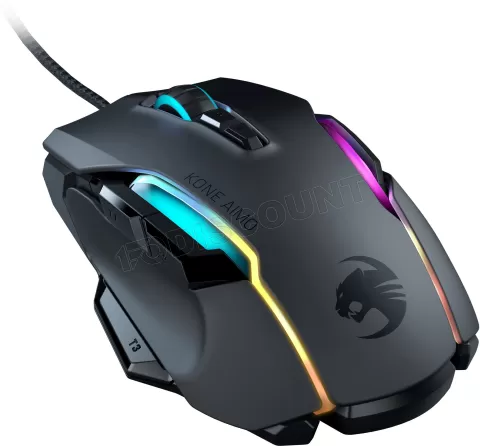 Photo de Souris filaire Gamer Roccat Kone AIMO Remastered RGB (Noir)