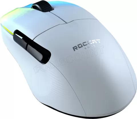 Photo de Souris filaire Gamer Roccat Kone Pro Air RGB (Blanc)