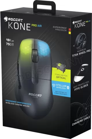 Photo de Souris filaire Gamer Roccat Kone Pro Air RGB (Noir)