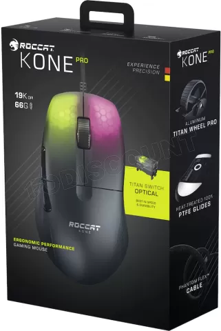 Photo de Souris filaire Gamer Roccat Kone Pro RGB (Noir)