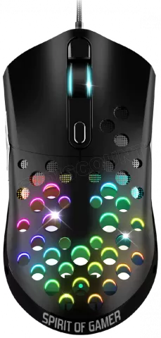 Photo de Souris filaire Gamer Spirit of Gamer Elite-M80 RGB (Noir)