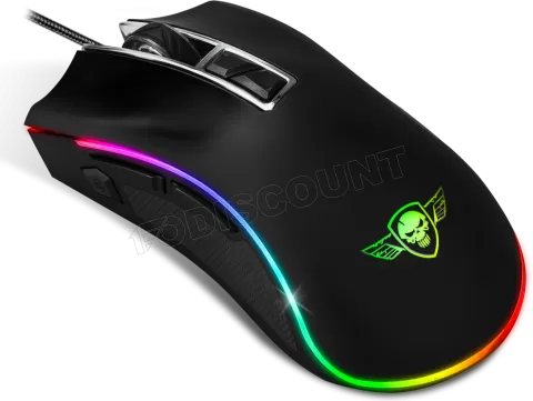 Photo de Souris filaire Gamer Spirit of Gamer Pro-M6 RGB (Noir)