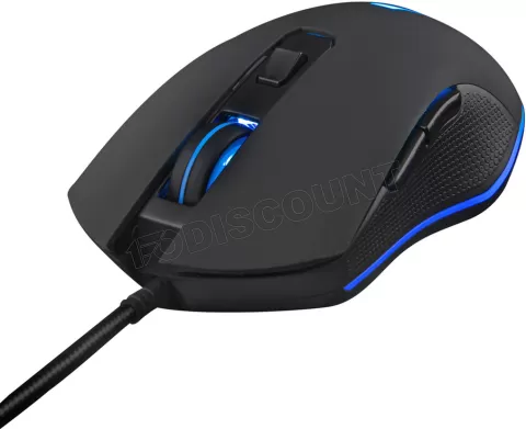 Photo de Souris filaire Gamer The G-Lab Kult Hélium RGB (Noir)