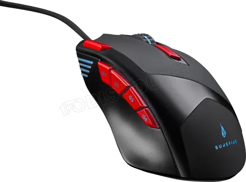 Photo de Souris filaire Gamer Verbatim SureFire Eagle Claw RGB (Noir)