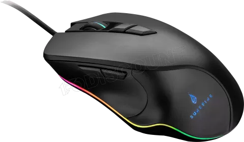 Photo de Souris filaire Gamer Verbatim SureFire Martial Claw RGB (Noir)