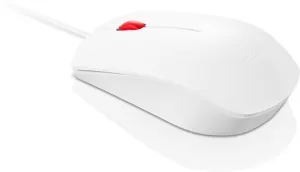 Photo de Souris filaire Lenovo Essential (Blanc)