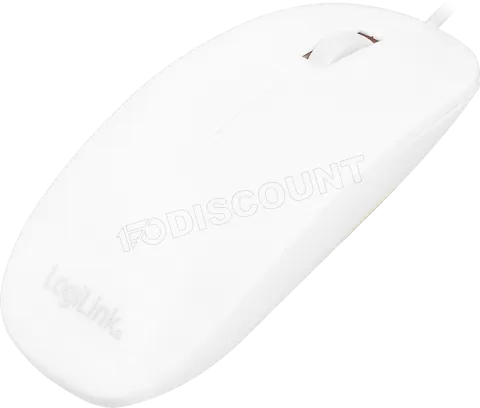 Photo de Souris filaire LogiLink ID0062 Slim (Blanc)