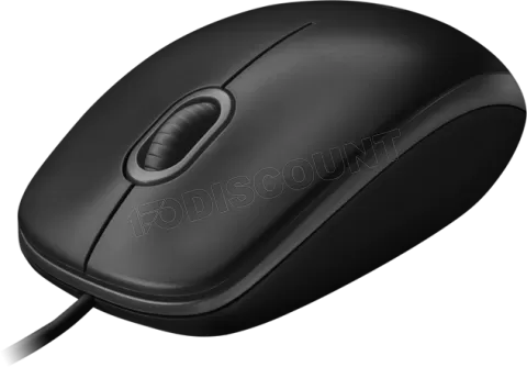 Photo de Souris filaire Logitech B100 Optical USB (Noir)