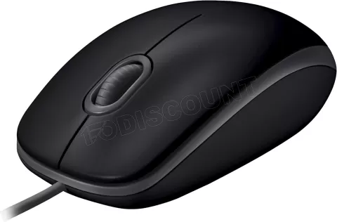 Photo de Souris filaire Logitech B110 Silent USB (Noir)