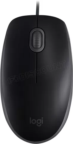 Photo de Souris filaire Logitech B110 Silent USB (Noir)