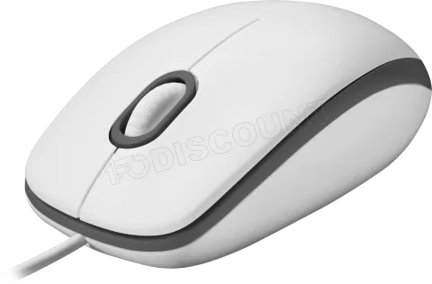 Photo de Souris filaire Logitech M100 (Blanc)