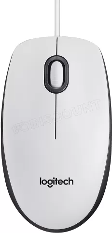 Photo de Souris filaire Logitech M100 (Noir/Blanc)