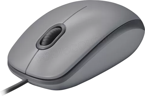 Photo de Souris filaire Logitech M110 Silent (Gris)