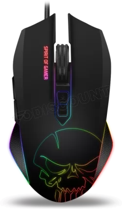 Photo de Souris filaire Spirit of Gamer Elite-M40 RGB (Noir)