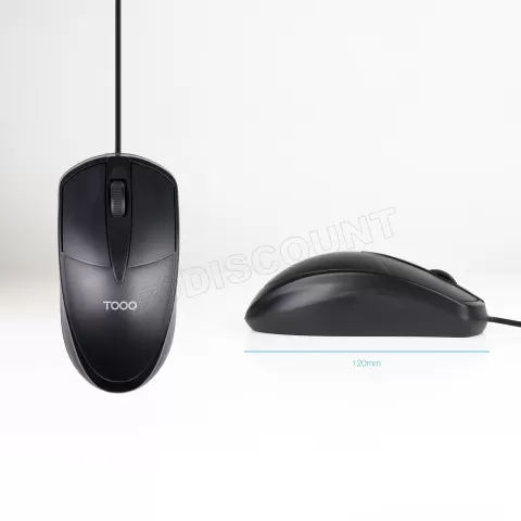 Photo de Souris filaire Tooq TQM-1001-B (Noir)