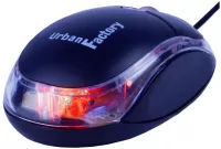 Photo de Souris filaire Urban Factory BDM02UF (Noir/Transparent)