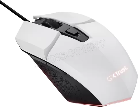 Photo de Souris Gamer filaire Trust GXT 109 Felox RGB (Blanc)