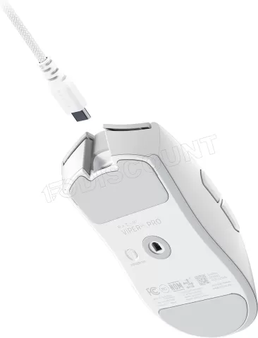 Photo de Souris Gamer sans fil Razer Viper V4 Pro (Blanc)