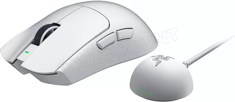 Photo de Souris Gamer sans fil Razer Viper V4 Pro (Blanc)