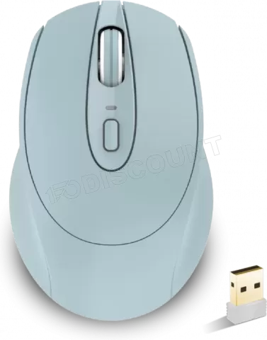 Photo de Souris sans fil Advance Feel (Bleu)