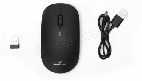 Photo de Souris sans fil Bluestork Office 100 (Noir)