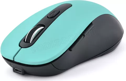 Photo de Souris sans fil Bluestork Office 70 (Noir/Vert)