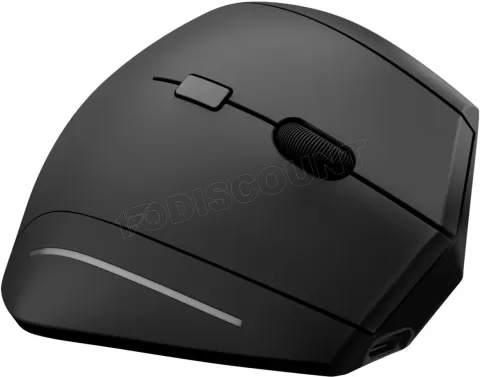 Photo de Souris sans fil Bluetooth ergonomique T'nB Ergo verticale pour droitier (Noir)