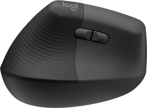 Photo de Souris sans fil Bluetooth ergonomique verticale Logitech Lift pour gaucher (Noir)