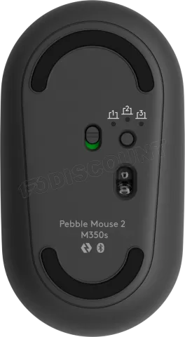 Photo de Souris sans fil Bluetooth Logitech Pebble 2 M350s (Noir)