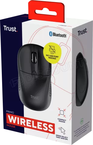 Photo de Souris sans fil Bluetooth Trust Primo (Noir)