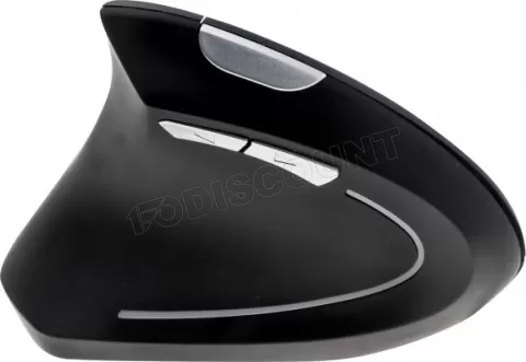 Photo de Souris sans fil Dacomex Verticale pour gauchers V150WG USB (Noir)