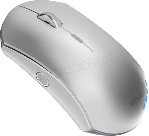 Photo de Souris sans fil Deltaco Silent MS-800 (Argent)