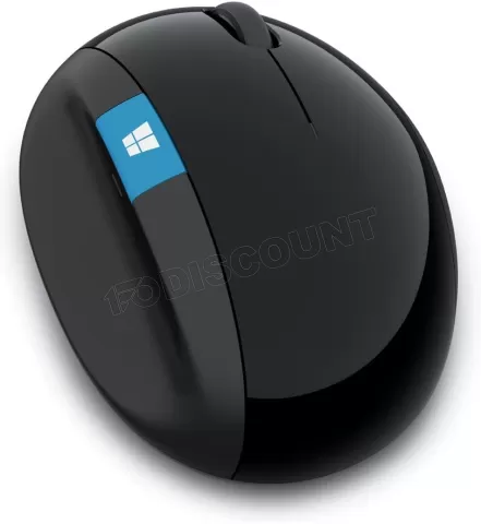 Photo de Souris sans fil ergonomique Microsoft Sculpt Ergonomic (Noir)