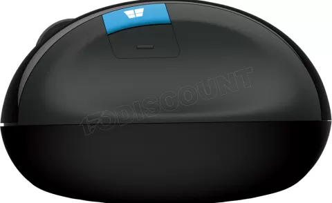 Photo de Souris sans fil ergonomique Microsoft Sculpt Ergonomic (Noir)