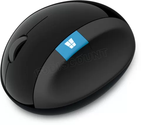 Photo de Souris sans fil ergonomique Microsoft Sculpt Ergonomic (Noir)