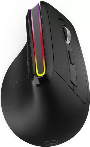 Photo de Souris sans fil ergonomique Mobility Lab Premium RGB (Noir)