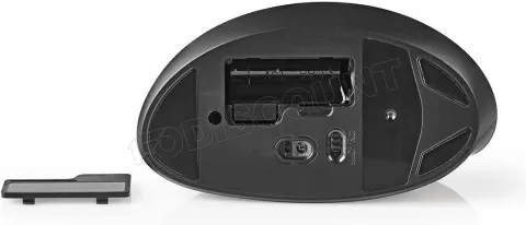 Photo de Souris sans fil ergonomique Nedis ERGOMSWS100BK (Noir)