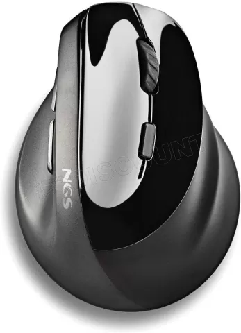 Photo de Souris sans fil ergonomique NGS Evo Moksha (Noir)