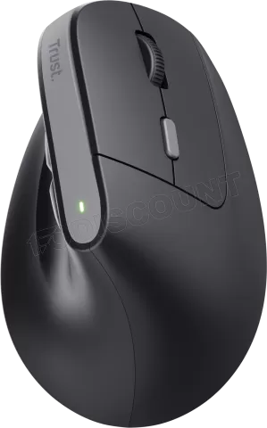 Photo de Souris sans fil ergonomique Trust Bayo II (Noir)