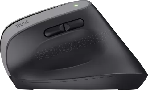 Photo de Souris sans fil ergonomique Trust Bayo+ (Noir)