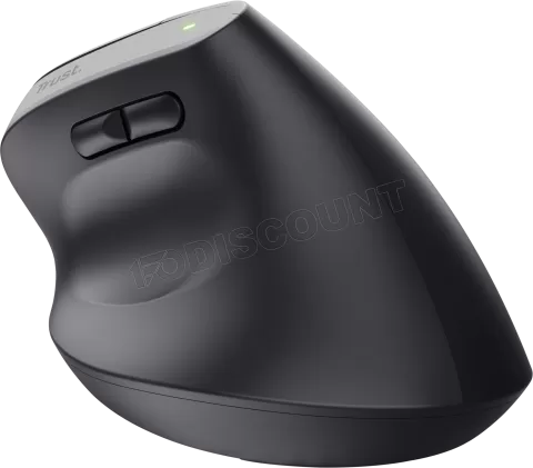 Photo de Souris sans fil ergonomique Trust Bayo+ (Noir)