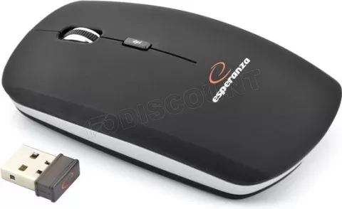 Photo de Souris sans fil Esperanza Saturn EM120 (Noir)