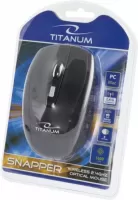 Photo de Souris sans fil Esperanza Titanum Snapper TM105K (Noir)