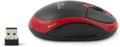 Photo de Souris sans fil Esperanza Titanum Vulture 3D TM116R (Noir/Rouge)