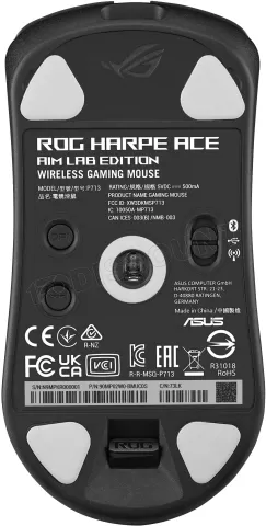 Photo de Souris sans fil Gamer Asus Rog Harpe Ace Aim Lab Edition (Noir)