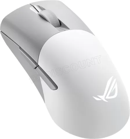 Photo de Souris sans fil Gamer Asus Rog Keris Aimpoint (Blanc)