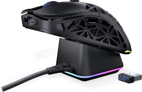 Photo de Souris sans fil Gamer Endorfy Liv Plus RGB (Noir)